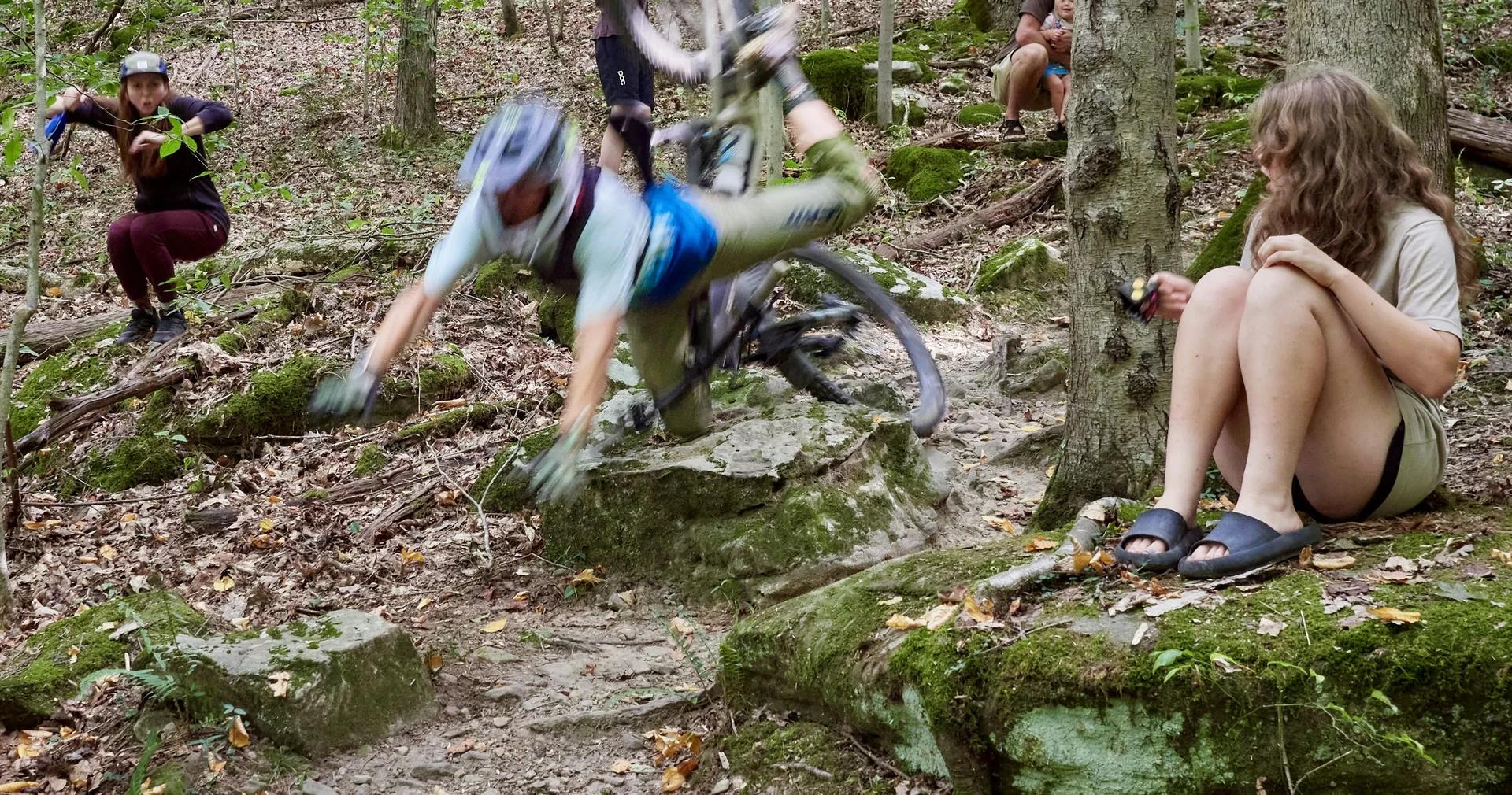 Chute à vélo